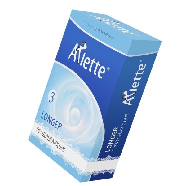 Презервативы Arlette Longer с продлевающим эффектом - 6 шт