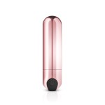 Золотистая вибропуля Rosy Gold Bullet Vibrator - 7,5 см