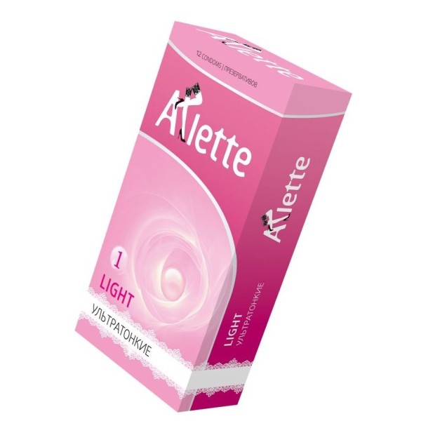 Ультратонкие презервативы Arlette Light - 12 шт