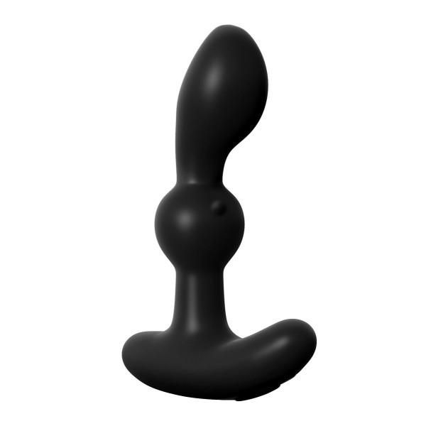 Чёрный вибромассажер простаты P-Motion Massager - 15,2 см