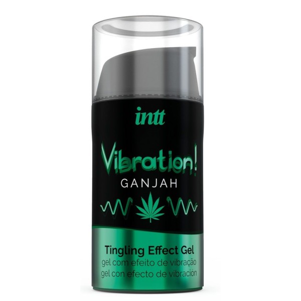 Жидкий интимный гель с эффектом вибрации Vibration! Ganjah - 15 мл