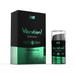 Жидкий интимный гель с эффектом вибрации Vibration! Ganjah - 15 мл