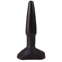 Чёрный анальный плаг на широком основании - 11,5 см. Чёрный анальный плаг на широком основании - 11,5 см.