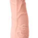 Телесный реалистичный мультискоростной вибратор A-Toys - 20,2 см