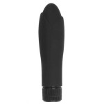 Черный мини-вибратор iWhizz Rocket - 13,5 см