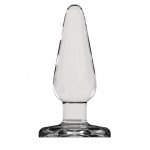 Прозрачная анальная пробка Butt Plug Basic 3 Inch - 7,6 см
