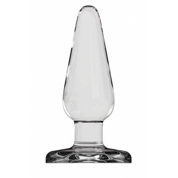 Прозрачная анальная пробка Butt Plug Basic 3 Inch - 7,6 см