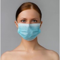 Треслойные одноразовые медицинские маски - 50 шт. Треслойные одноразовые медицинские маски - 50 шт.