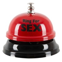 Настольный звонок с надписью Ring for Sex Настольный звонок с надписью Ring for Sex