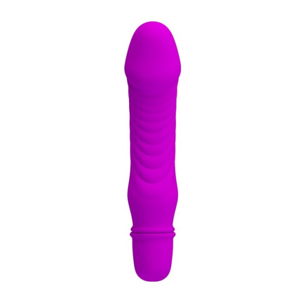 Фиолетовый мини-вибратор Stev -13,5 см