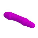Фиолетовый мини-вибратор Stev -13,5 см