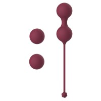 Набор бордовых вагинальных шариков Love Story Diva Набор бордовых вагинальных шариков Love Story Diva