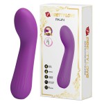 Фиолетовый гнущийся вибратор Faun - 15 см