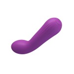 Фиолетовый гнущийся вибратор Faun - 15 см