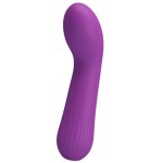 Фиолетовый гнущийся вибратор Faun - 15 см