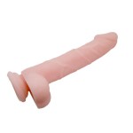 Телесный фаллоимитатор на присоске Super Dildo - 22 см