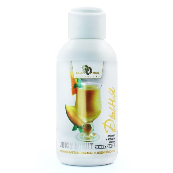 Интимный гель на водной основе JUICY FRUIT с ароматом дыни - 100 мл