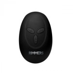 Черная анальная пробка Slim R Smooth Rimming Plug with Remote - 14 см