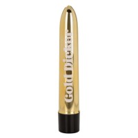 Золотистый классический вибратор Naughty Bits Gold Dicker Personal Vibrator - 19 см. Золотистый классический вибратор Naughty Bits Gold Dicker Personal Vibrator - 19 см.