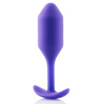 Фиолетовая пробка для ношения B-vibe Snug Plug 2 - 11,4 см