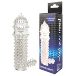 Закрытая прозрачная насадка Crystal sleeve - 12,8 см