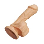 Телесный фаллоимитатор Big Glans Dong - 19 см