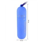 Голубая вибропуля Magic bullet - 7 см