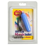 Голубая вибропуля Magic bullet - 7 см