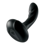 Черный массажер простаты Ultimate Silicone P-Spot Massager - 13,9 см