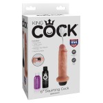 Фаллоимитатор с имитацией семяизвержения 6  Squirting Cock - 17,8 см