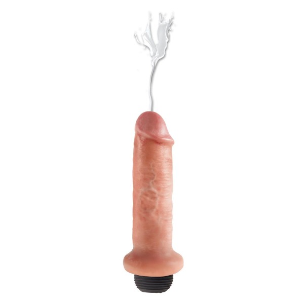 Фаллоимитатор с имитацией семяизвержения 6  Squirting Cock - 17,8 см