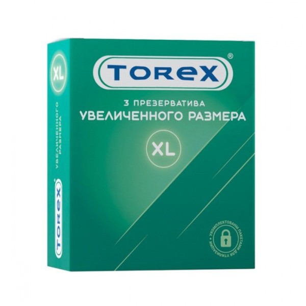 Презервативы Torex  Увеличенного размера  - 3 шт