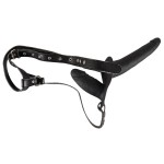 Женский страпон с вагинальной пробкой Double Strap On - 15 см