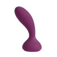 Фиолетовый массажёр простаты Julie Violet с вибрацией и пультом ДУ