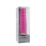 Ярко-розовый вибратор PURRFECT SILICONE CLASSIC 65INCH - 16,5 см