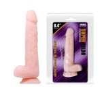 Телесный фаллоимитатор на присоске Super Dildo - 21,5 см