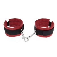 Красно-чёрные полиуретановые наручники Luxurious Handcuffs Красно-чёрные полиуретановые наручники Luxurious Handcuffs