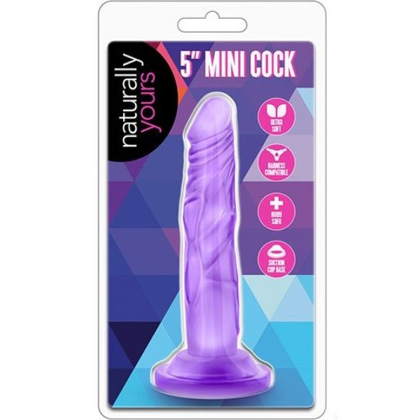Фиолетовый фаллоимитатор 5 Inch Mini Cock - 14,6 см 