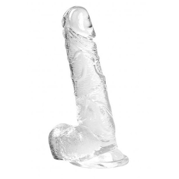 Прозрачный фаллоимитатор Oxygen - 17,5 см