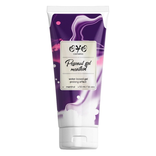 Интимная смазка на водной основе с пролонгирующим эффектом OYO Personal Gel Menthol - 50 мл