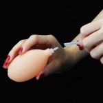 Телесный фаллоимитатор с имитацией эякуляции Soft Ejaculation Cock With Ball 8 - 17,8 см