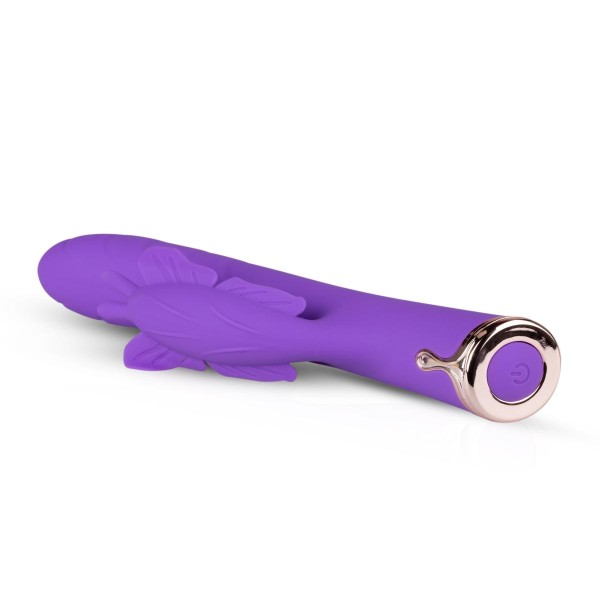 Фиолетовый вибратор-кролик The Princess Butterfly Vibrator - 20,5 см