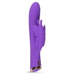 Фиолетовый вибратор-кролик The Princess Butterfly Vibrator - 20,5 см