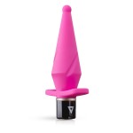 Розовый анальный вибратор LilPlug Vibrator - 13,5 см