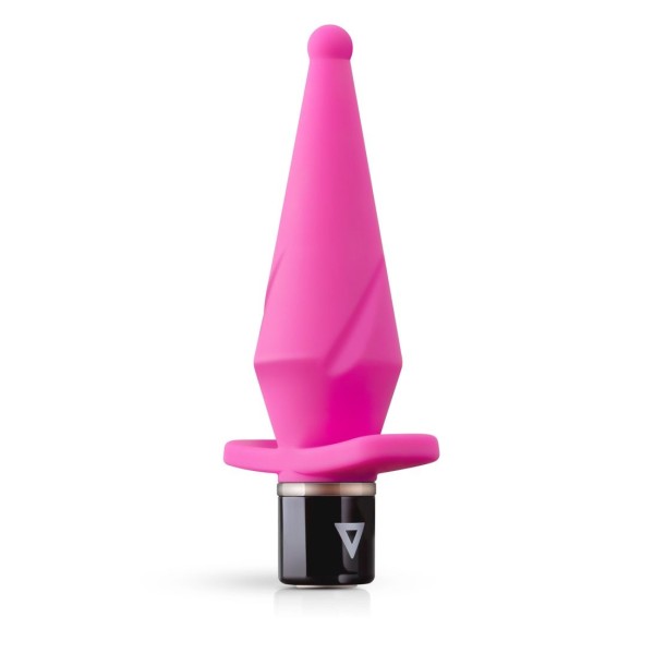 Розовый анальный вибратор LilPlug Vibrator - 13,5 см
