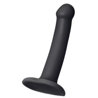 Черный фаллос на присоске Silicone Bendable Dildo S - 17 см. Черный фаллос на присоске Silicone Bendable Dildo S - 17 см.