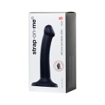 Черный фаллос на присоске Silicone Bendable Dildo S - 17 см