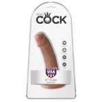 Фаллоимитатор-мулат на присоске 6  Cock - 15,2 см