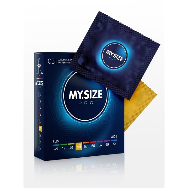 Презервативы MYSIZE размер 53 - 3 шт