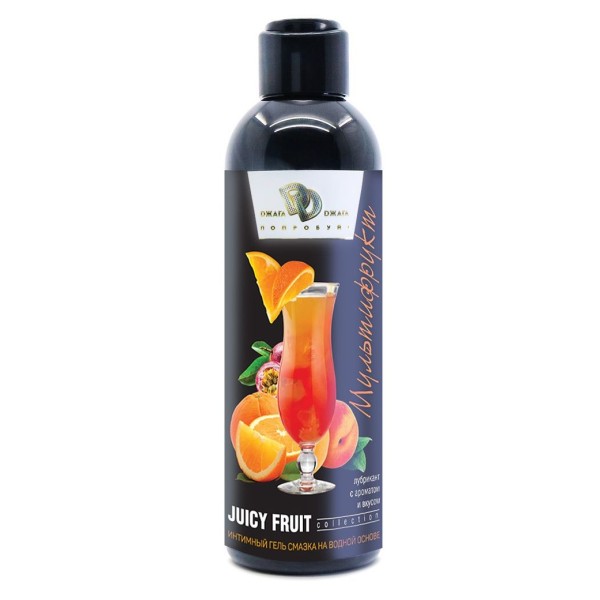 Интимный гель на водной основе JUICY FRUIT с ароматом фруктов - 200 мл